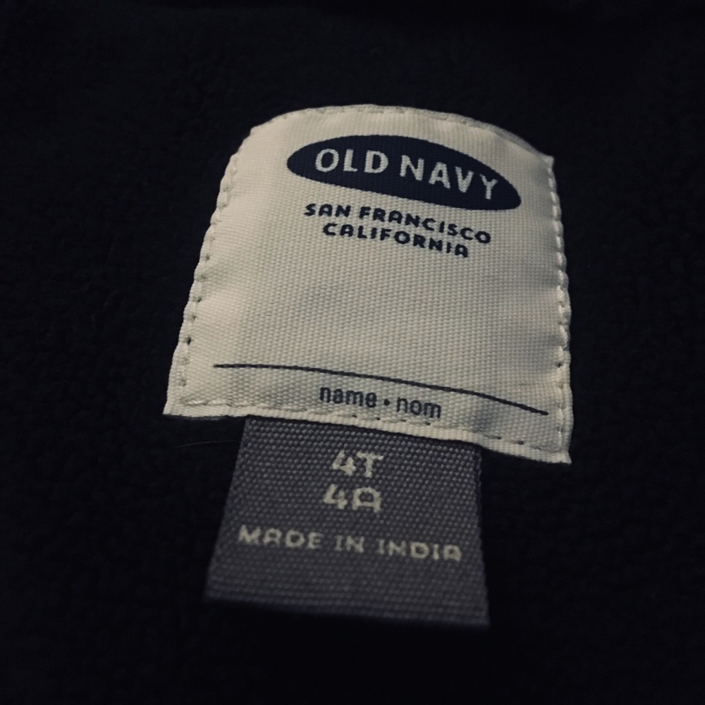 Old navy vest.